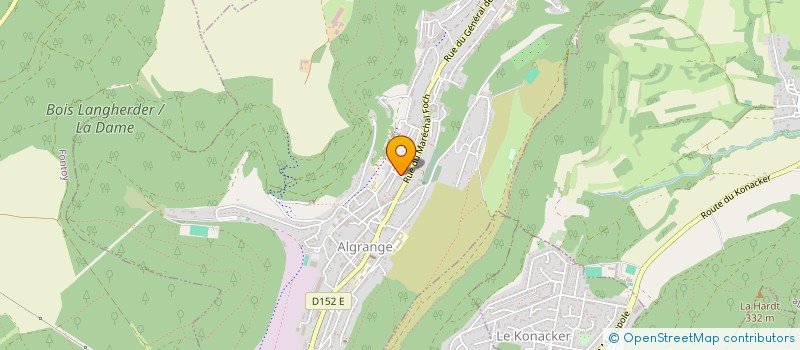 localisation de l'entreprise MONSIEUR FLORENT TREVISSON  ALGRANGE