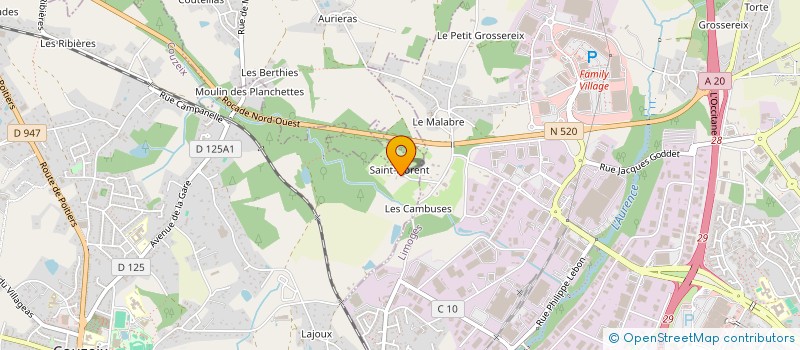 localisation de l'entreprise MONSIEUR FLORENT TRICAUD  COUZEIX