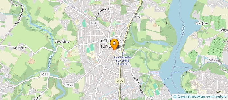 localisation de l'entreprise MONSIEUR FLORENT URVOY à LA CHAPELLE-SUR-ERDRE