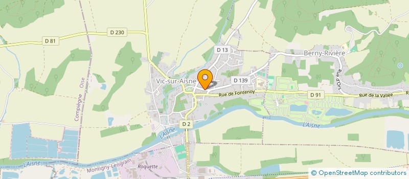 localisation de l'entreprise MONSIEUR FLORENT VANDAMME à VIC-SUR-AISNE