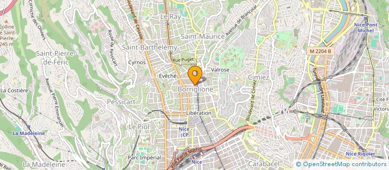 localisation de l'entreprise MONSIEUR FLORENT VARGAS à NICE