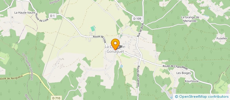 localisation de l'entreprise MONSIEUR FLORENT VARLET  LA CHAPELLE-GONAGUET