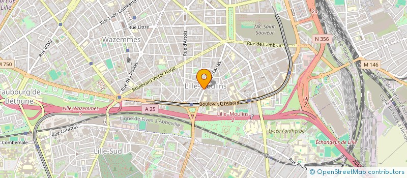 localisation de l'entreprise MONSIEUR FLORENT VASSEUR à LILLE