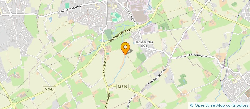 localisation de l'entreprise MONSIEUR FLORENT VASSEUR  BOUSBECQUE