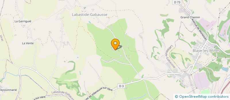 localisation de l'entreprise MONSIEUR FLORENT VEDEL  LABASTIDE-GABAUSSE