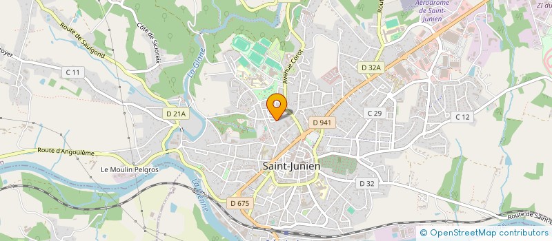 localisation de l'entreprise MONSIEUR FLORENT VERACX à SAINT-JUNIEN