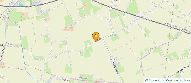 localisation de l'entreprise MONSIEUR FLORENT VERDRU à BAILLEUL
