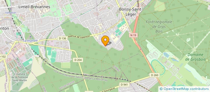localisation de l'entreprise MONSIEUR FLORENT VERET à LIMEIL-BREVANNES