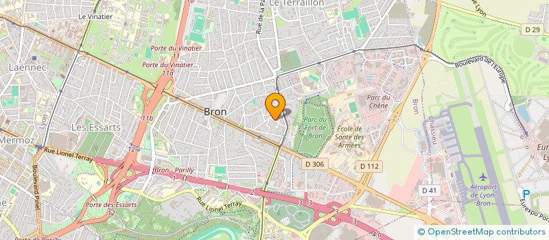 localisation de l'entreprise MONSIEUR FLORENT VERNEY  BRON