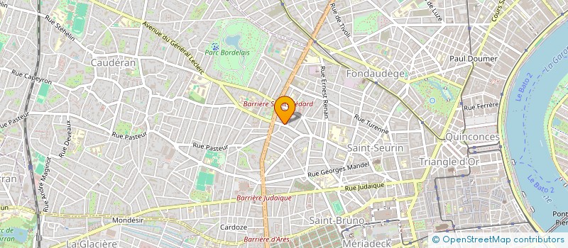 localisation de l'entreprise MONSIEUR FLORENT VIGUIE  BORDEAUX