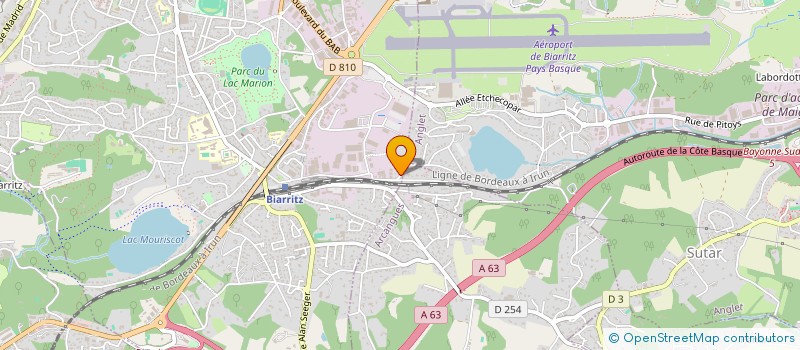 localisation de l'entreprise MONSIEUR FLORENT VILLERD à BIARRITZ
