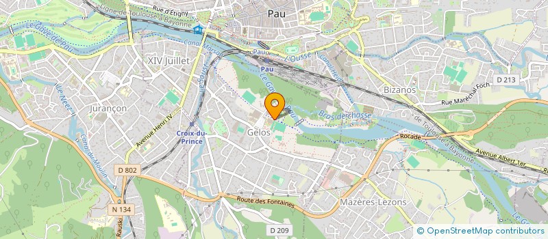 localisation de l'entreprise MONSIEUR FLORENT VOGEL  GELOS