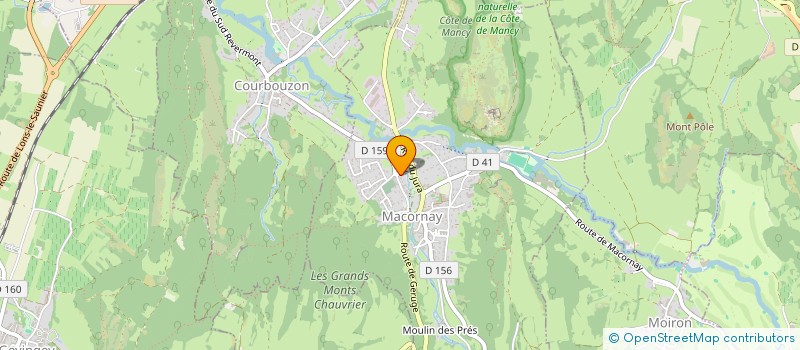 localisation de l'entreprise MONSIEUR FLORENT VOISIN  MACORNAY