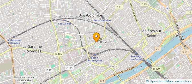 localisation de l'entreprise MONSIEUR FLORENT VU à ASNIERES-SUR-SEINE