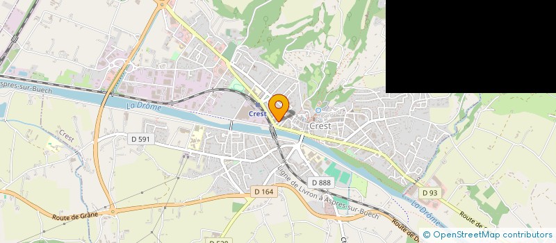 localisation de l'entreprise MONSIEUR FLORENT WEBER  CREST