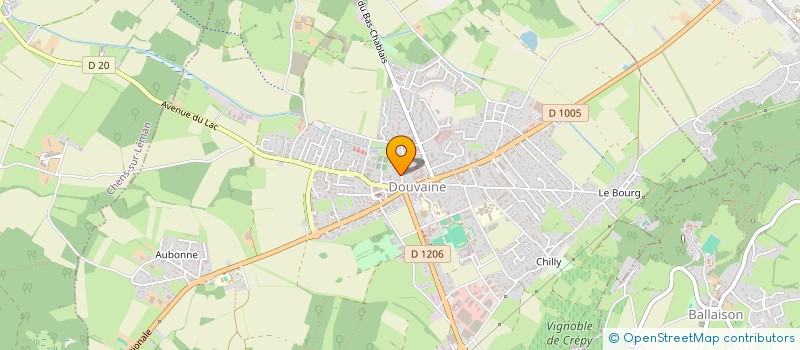 localisation de l'entreprise MONSIEUR FLORENT WIDIEZ  DOUVAINE