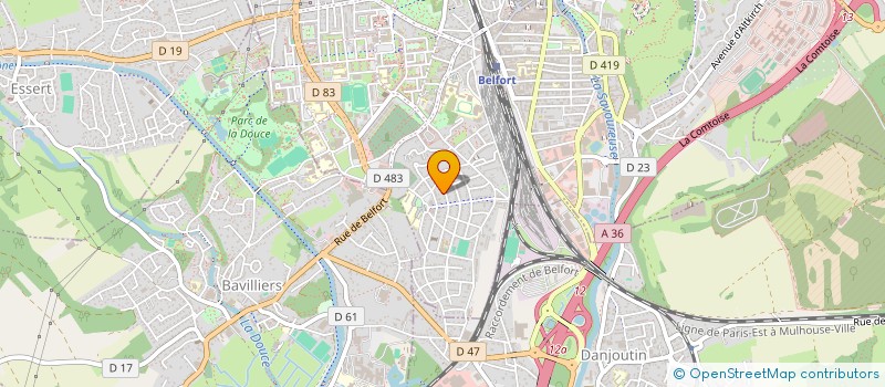 localisation de l'entreprise MONSIEUR FLORENT WONG à BELFORT