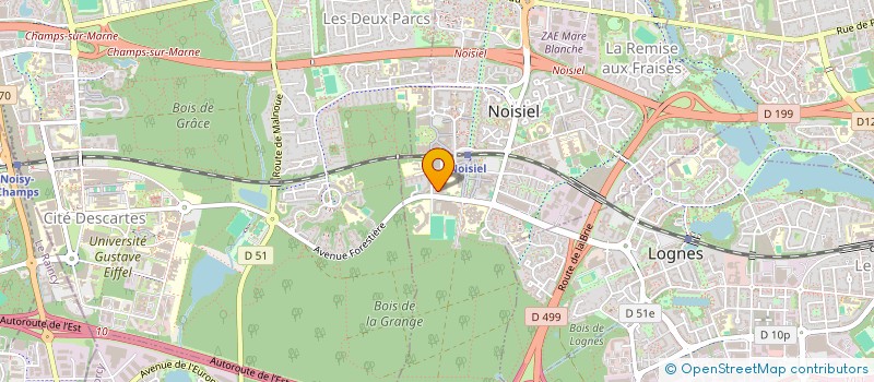 localisation de l'entreprise MONSIEUR FLORENT XU  NOISIEL