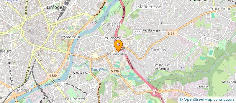 localisation de l'entreprise MONSIEUR FLORENT YAPI à LIMOGES