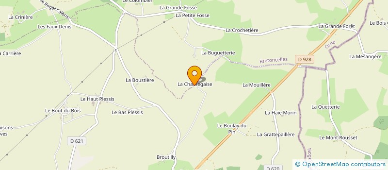localisation de l'entreprise MONSIEUR FLORENT ZAMBO à BRETONCELLES