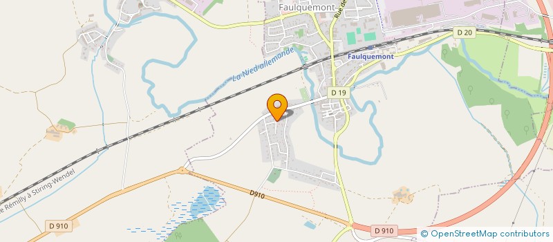 localisation de l'entreprise MONSIEUR FLORENT ZECH  FAULQUEMONT