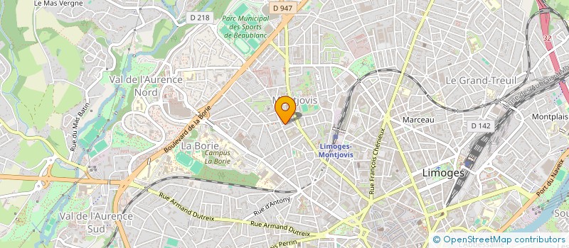 localisation de l'entreprise MONSIEUR FLORENTIN ALBARELLO à LIMOGES