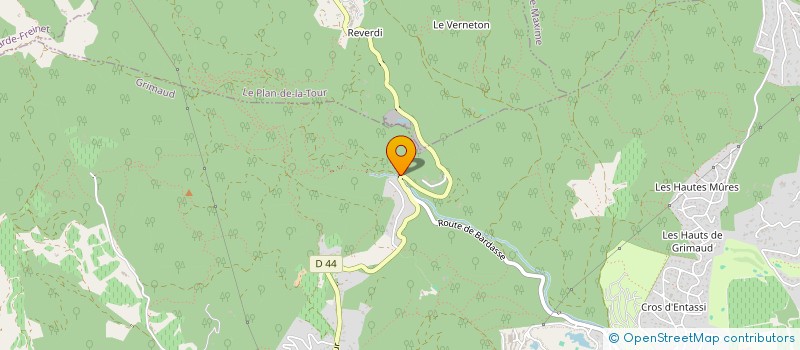 localisation de l'entreprise MONSIEUR FLORENTIN BAUNE  GRIMAUD