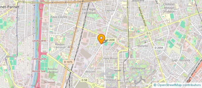 localisation de l'entreprise MONSIEUR FLORENTIN BELANGER  GRENOBLE