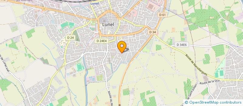 localisation de l'entreprise MONSIEUR FLORENTIN BEUZE  LUNEL