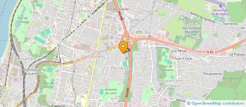 localisation de l'entreprise MONSIEUR FLORENTIN BOERSTAM  AMBARES-ET-LAGRAVE