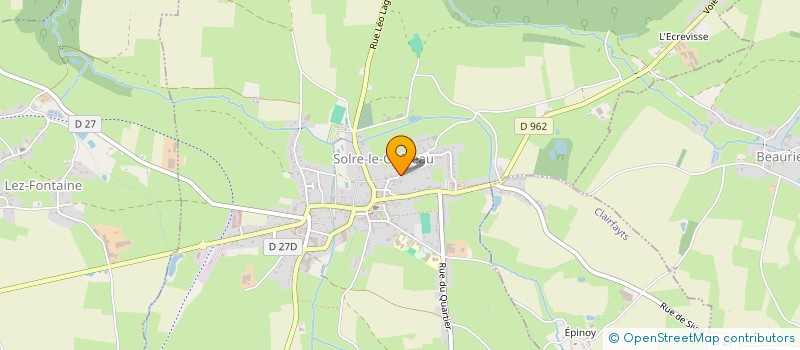 localisation de l'entreprise MONSIEUR FLORENTIN BROUET  SOLRE-LE-CHATEAU