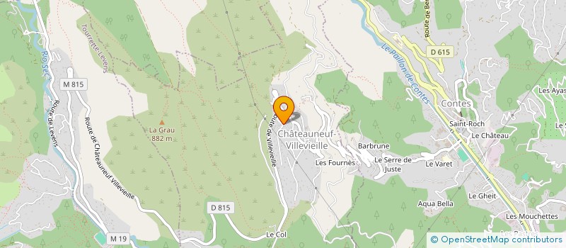 localisation de l'entreprise MONSIEUR FLORENTIN CAILLER  CHATEAUNEUF-VILLEVIEILLE