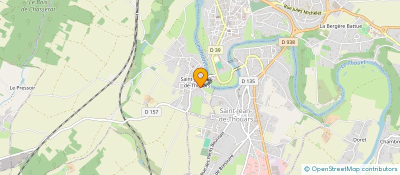 localisation de l'entreprise MONSIEUR FLORENTIN CATHELINEAU  SAINT-JACQUES-DE-THOUARS