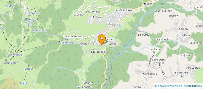 localisation de l'entreprise MONSIEUR FLORENTIN CRUZ  ONNION