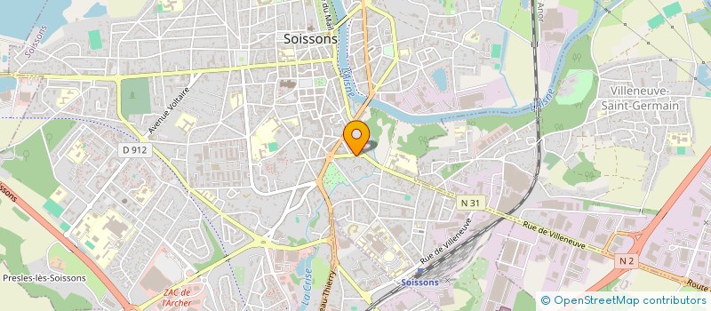 localisation de l'entreprise MONSIEUR FLORENTIN DONADINI à SOISSONS