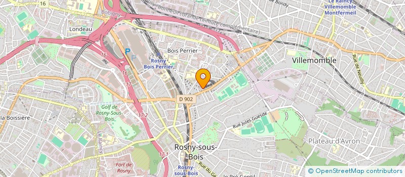 localisation de l'entreprise MONSIEUR FLORENTIN DUNOGEANT à ROSNY-SOUS-BOIS