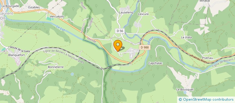 localisation de l'entreprise MONSIEUR FLORENTIN DURAND  BANASSAC-CANILHAC