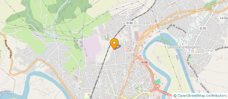 localisation de l'entreprise MONSIEUR FLORENTIN FOULON à ALBI