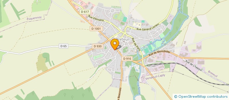 localisation de l'entreprise MONSIEUR FLORENTIN FOURNIER  BRETEUIL