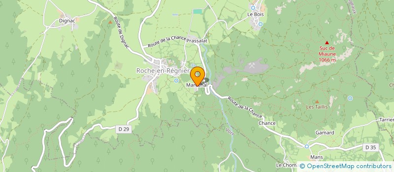 localisation de l'entreprise MONSIEUR FLORENTIN GARNIER  ROCHE-EN-REGNIER