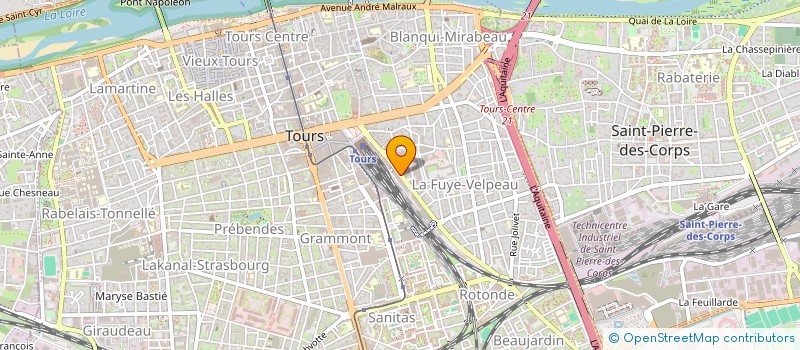 localisation de l'entreprise MONSIEUR FLORENTIN GOURY  TOURS
