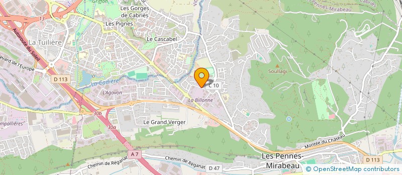 localisation de l'entreprise MONSIEUR FLORENTIN LALEQUE à LES PENNES-MIRABEAU