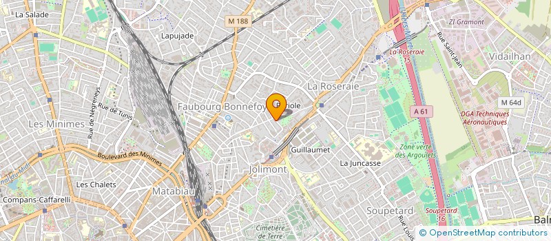 localisation de l'entreprise MONSIEUR FLORENTIN LAMARQUE  TOULOUSE