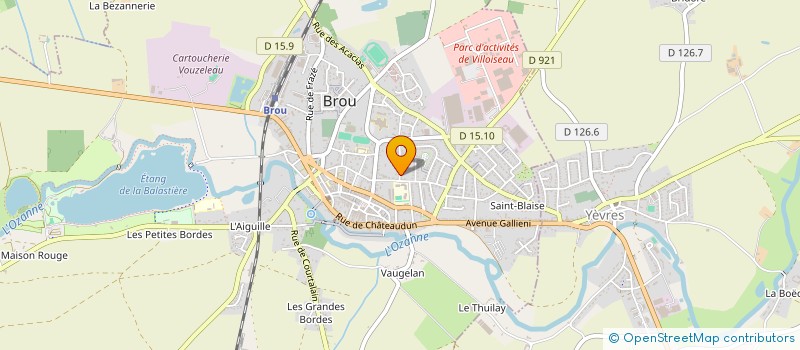 localisation de l'entreprise MONSIEUR FLORENTIN LECOMTE à BROU