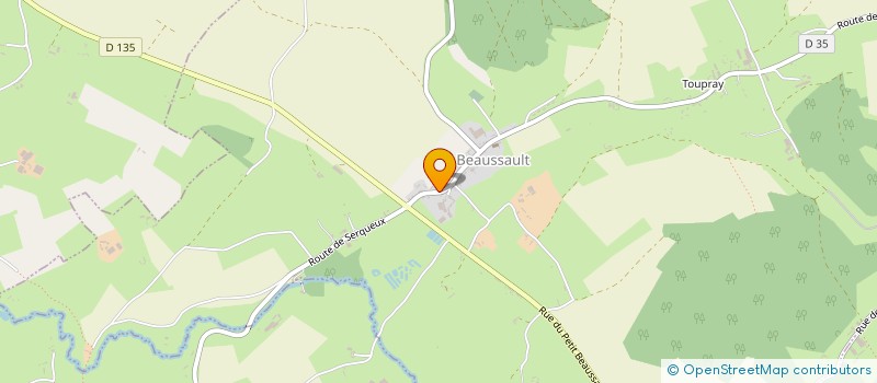 localisation de l'entreprise MONSIEUR FLORENTIN LEGRAND  BEAUSSAULT