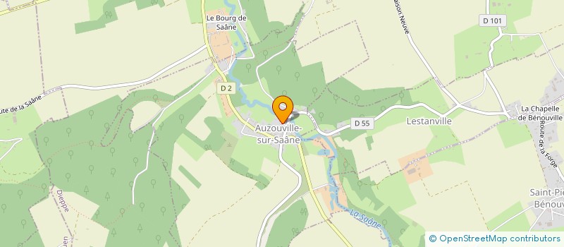 localisation de l'entreprise MONSIEUR FLORENTIN LEKEU  AUZOUVILLE-SUR-SAANE