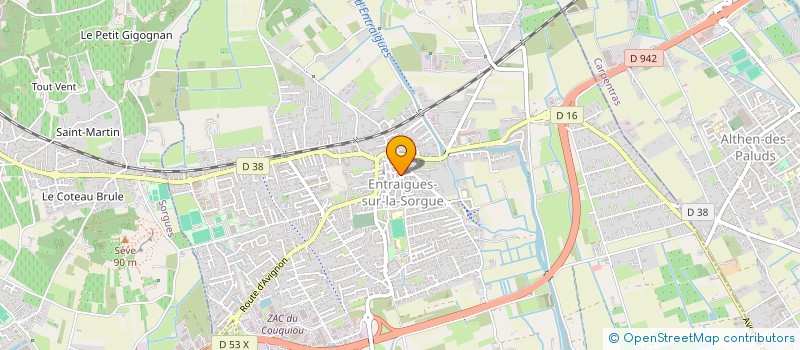 localisation de l'entreprise MONSIEUR FLORENTIN LUBESPERE  ENTRAIGUES-SUR-LA-SORGUE