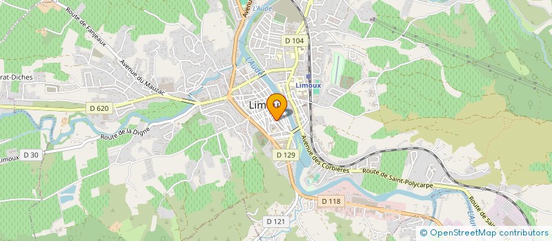 localisation de l'entreprise MONSIEUR FLORENTIN LUDWIG  LIMOUX