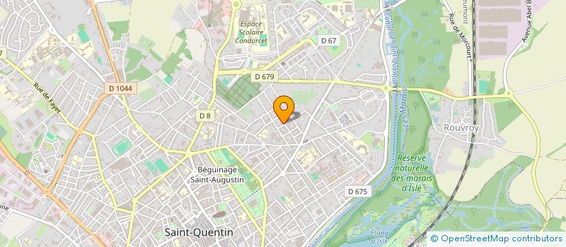 localisation de l'entreprise MONSIEUR FLORENTIN MARCEL à SAINT-QUENTIN