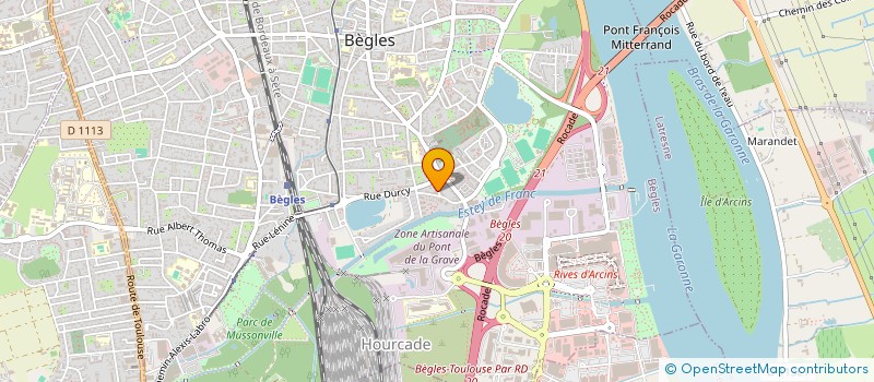 localisation de l'entreprise MONSIEUR FLORENTIN MENAN à BEGLES